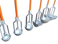 Drain Gully Silt Grab 3",4",5",8" Round/Square scoop with 5' handle. Free p&p