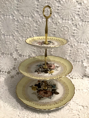 Cake stand tier - cake, floral