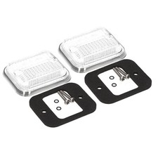 2 x Classic MG MGB Midget Reverse Light Lens Chrome L798 Pair 37H7512