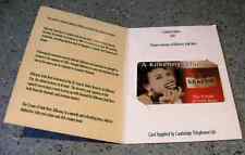 VERY RARE CAMBRIDGE TELEPHONES KILKENNY IRISH BEER PHONE CARD LIMITED ISSUE 1000