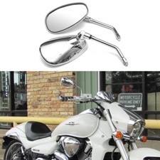 Chrome Motorcycle Side Mirrors