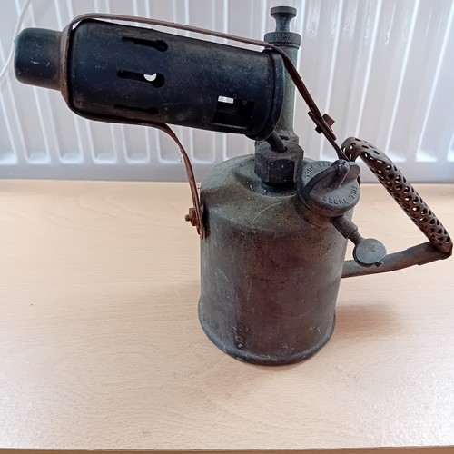 Vintage brass paraffin - brass,