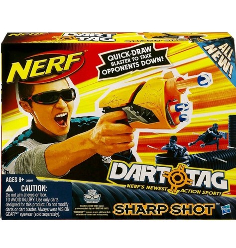 Nerf dart tag sharp shot - shot, new