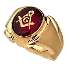 Vintage 1970s Masonic Ring