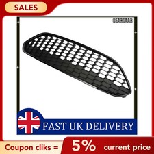Front Grille For Ford Fiesta Zetec-S MK7 7.5 2013-2017 Black Honeycomb NEW UK