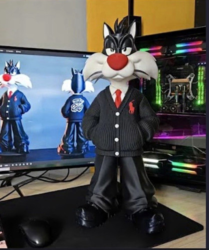 Sylvester figurine looney - figurine,