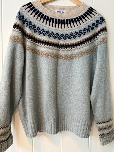 Brora fair isle jumper - brora,