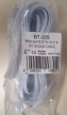 5m White BT M-RJ11 M S/T Modem Cable