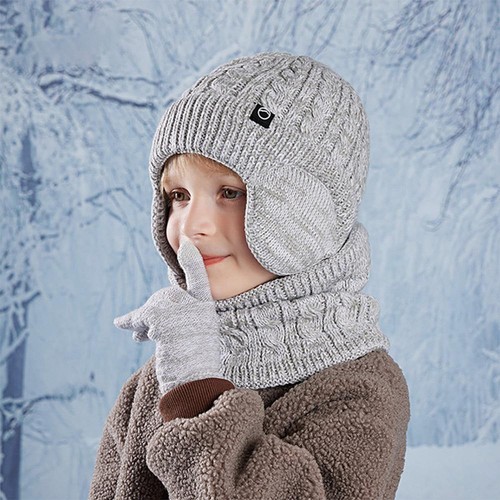 Winter children hat neck - winter,