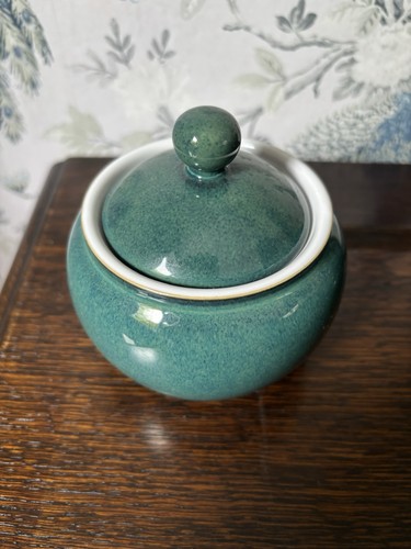 Denby greenwich lidded sugar - greenwich,
