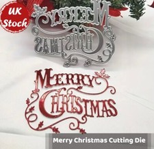 Merry Christmas Cutting Die