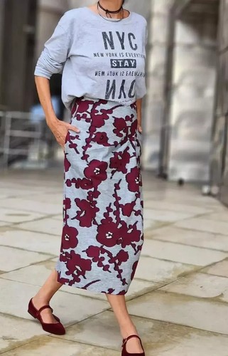 Zara new woman high waist - woman, midi