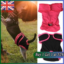 Reusable Female Dog Puppy Pets Nappy Diapers Season Menstrual Sanitary Pants UK