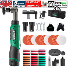 BATOCA Mini Cordless Car Polisher Orbital&Rotary Buffer Polishing Machine 1" 3"