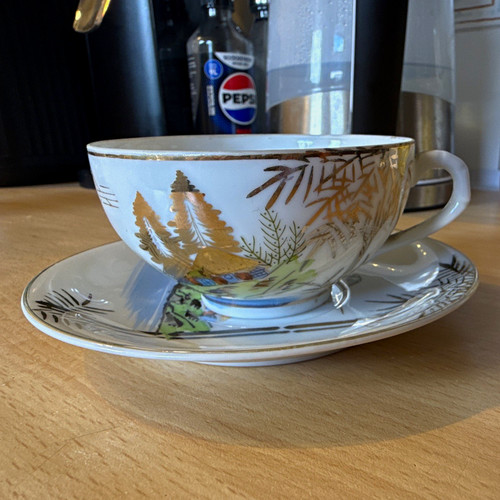 Porcelain coffee cup - porcelain,