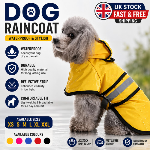 Dog raincoat waterproof - raincoat,