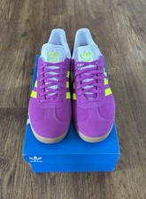 Adidas Gazelle Woman’s ‘purple burst solar yellow’ - Size 7.5
