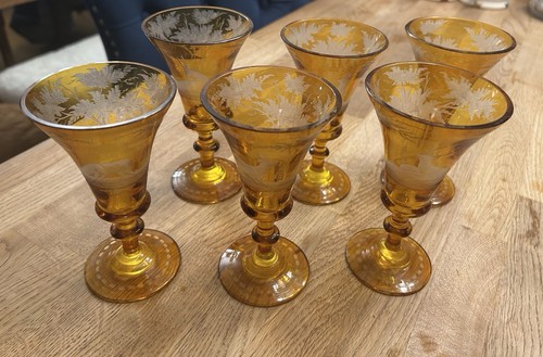 Set six antique - of, six,