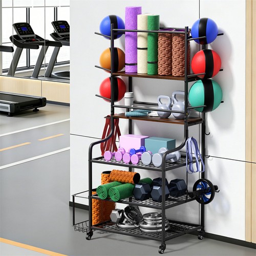 Movable home gym storage - movable,