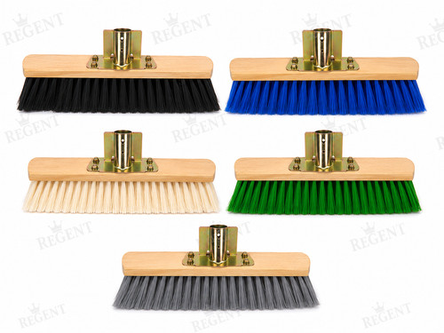 Heavy duty stiff garden broom - stiff,