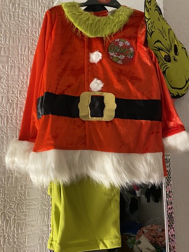 Kids christmas grinch costume - grinch,