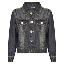 Kids Boys Denim Black Designer