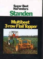 Standen Multibeet Sugar Beet 3-row Flail Topper Brochure Leaflet