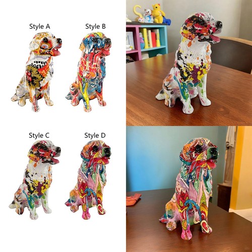 Colorful dog statues creative - dog,