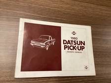 VINTAGE 1980 DATSUN PICK-UP OWNERS MANUAL
