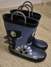 Blue Dinosaur Wellington Boots