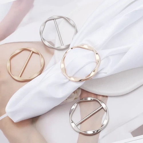 1pcs metal scarf ring clips - 1pcs,