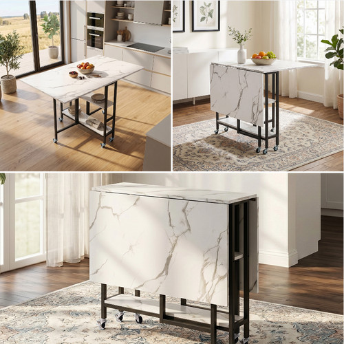 Foldable dining table - foldable,
