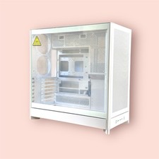 @NEW/UNUSED@ Montech HS01 Mid Tower ATX White Gaming PC Case PMO19