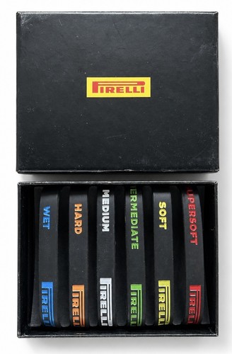 Pirelli tyre wristbands - f1,