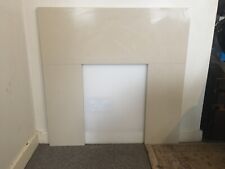 Marble 3 Piece Fire Surround In Cream  Bargain £125 Free Post