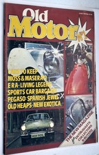 Old Motor - No 1 - Magazine - June 1979 - Used*
