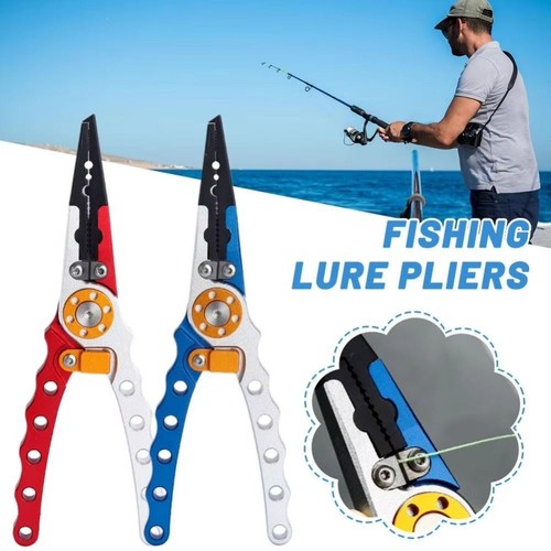 Aluminum alloy fishing pliers - aluminum,
