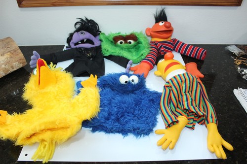 Vintage sesame street - sesame, puppets