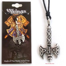 Viking battle axe pendant - battle,