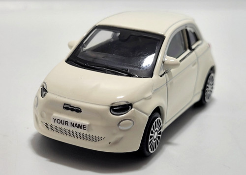 Fiat 500e prima - la, white