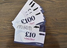 £100 worth of Dreams Vouchers, Selling For £90 (10% Off The Value)