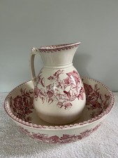 Victorian washbasin and jug