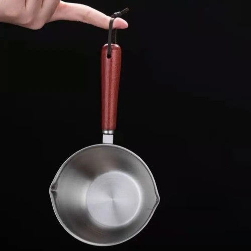 Stainless steel small saucepan - steel,