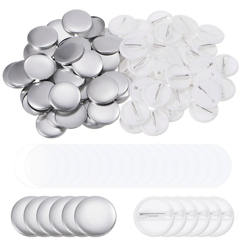 120 set blank pin back - set, button