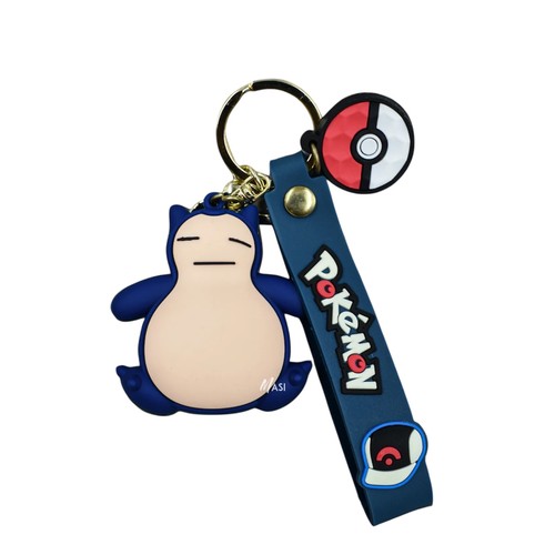 Pokémon snorlax keychain - 3d,