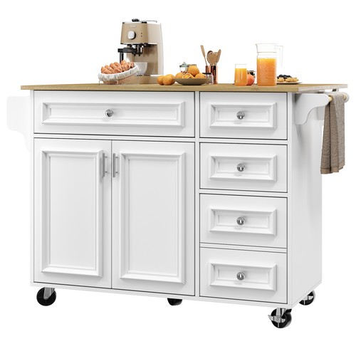Kitchen island drop leaf 5 - leaf,,