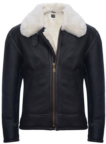 Mens sheepskin jacket - mens, b3