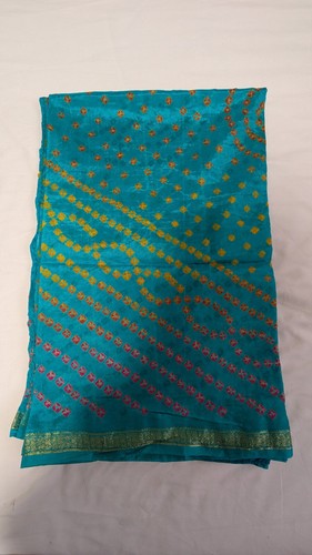 Blue bandhani indian - blue, saree