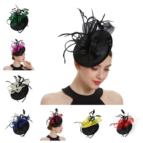 Vintage women derby hat mesh - women,