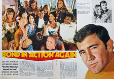 PHOTOPLAY JUNE 1969  OHMSS, GEORGE LAZENBY, BOND, PATRICK McGOOHAN, RAQUEL WELCH